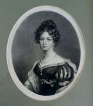 Ч. Тернер по оригиналу Дж.Доу Портрет Е.К. Воронцовой. 1829  Бумага, меццо-тинто