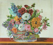 Корзина с цветами.